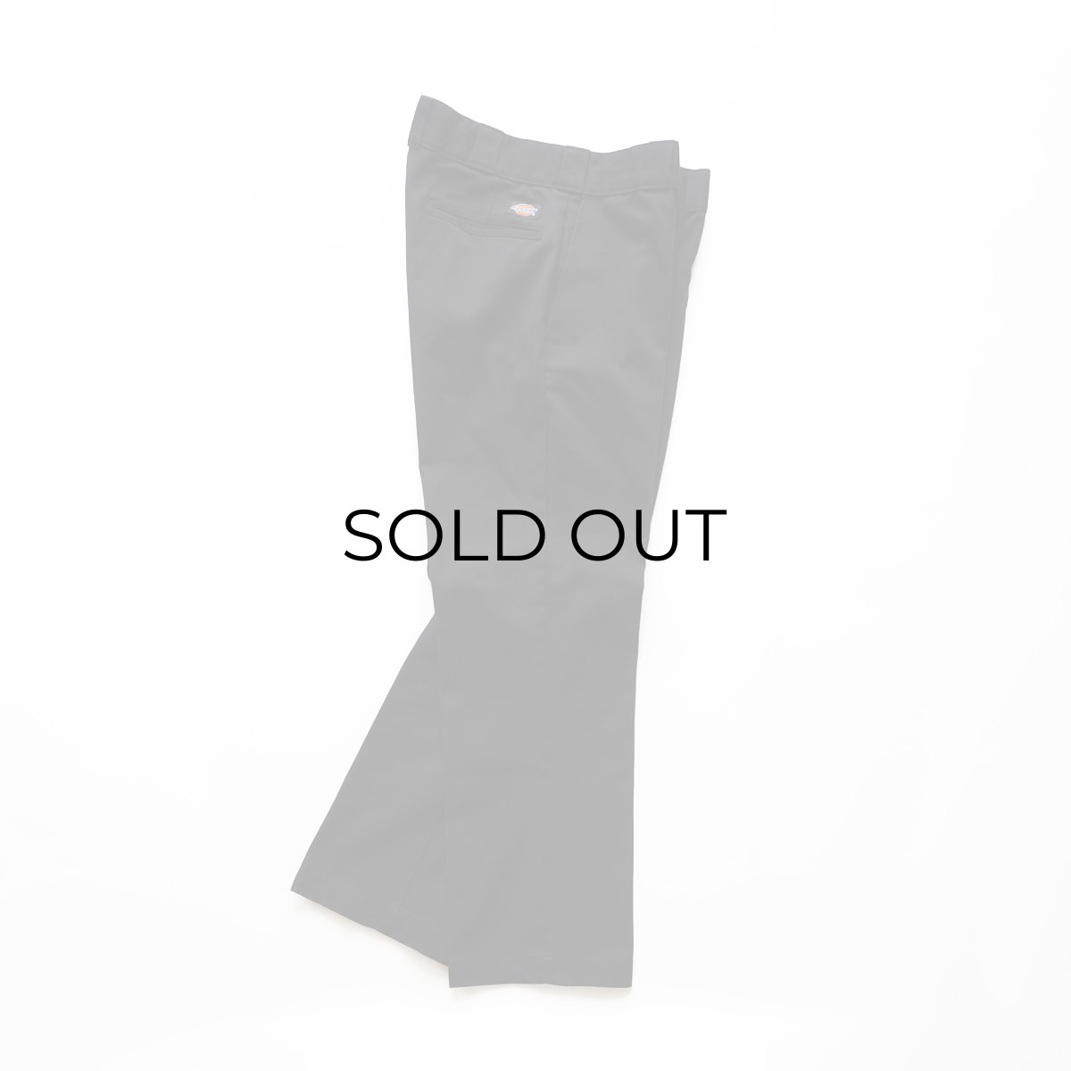 画像2: 〜90's Dickies 874 BLACK COTTON POLYESTER TWILL WORK PANTS "MADE IN USA"【W32 x L29 程度】 (2)