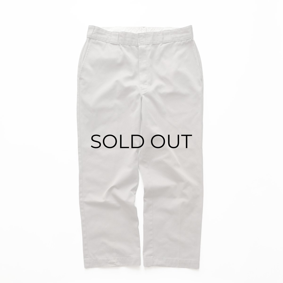 画像1: 〜90's Dickies 874 COTTON POLYESTER TWILL WORK PANTS "MADE IN USA"【W37 x L28 程度】 (1)