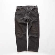 画像1: LEVI'S 501 BLACK DENIM PANTS "made in USA" 【W36 x L29 程度】 (1)