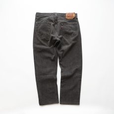 画像2: LEVI'S 501 BLACK DENIM PANTS "made in USA" 【W36 x L29 程度】 (2)
