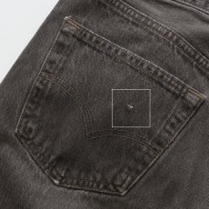 画像12: LEVI'S 501 BLACK DENIM PANTS "made in USA" 【W36 x L29 程度】 (12)