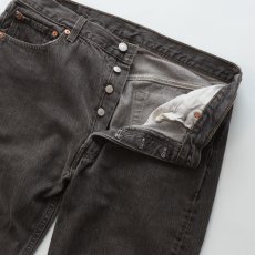 画像3: LEVI'S 501 BLACK DENIM PANTS "made in USA" 【W36 x L29 程度】 (3)