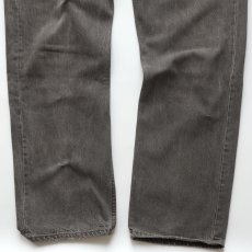 画像3: LEVI'S 501 BLACK DENIM PANTS "made in USA" 【W38 x L32 程度】 (3)