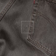画像10: LEVI'S 501 BLACK DENIM PANTS "made in USA" 【W38 x L32 程度】 (10)