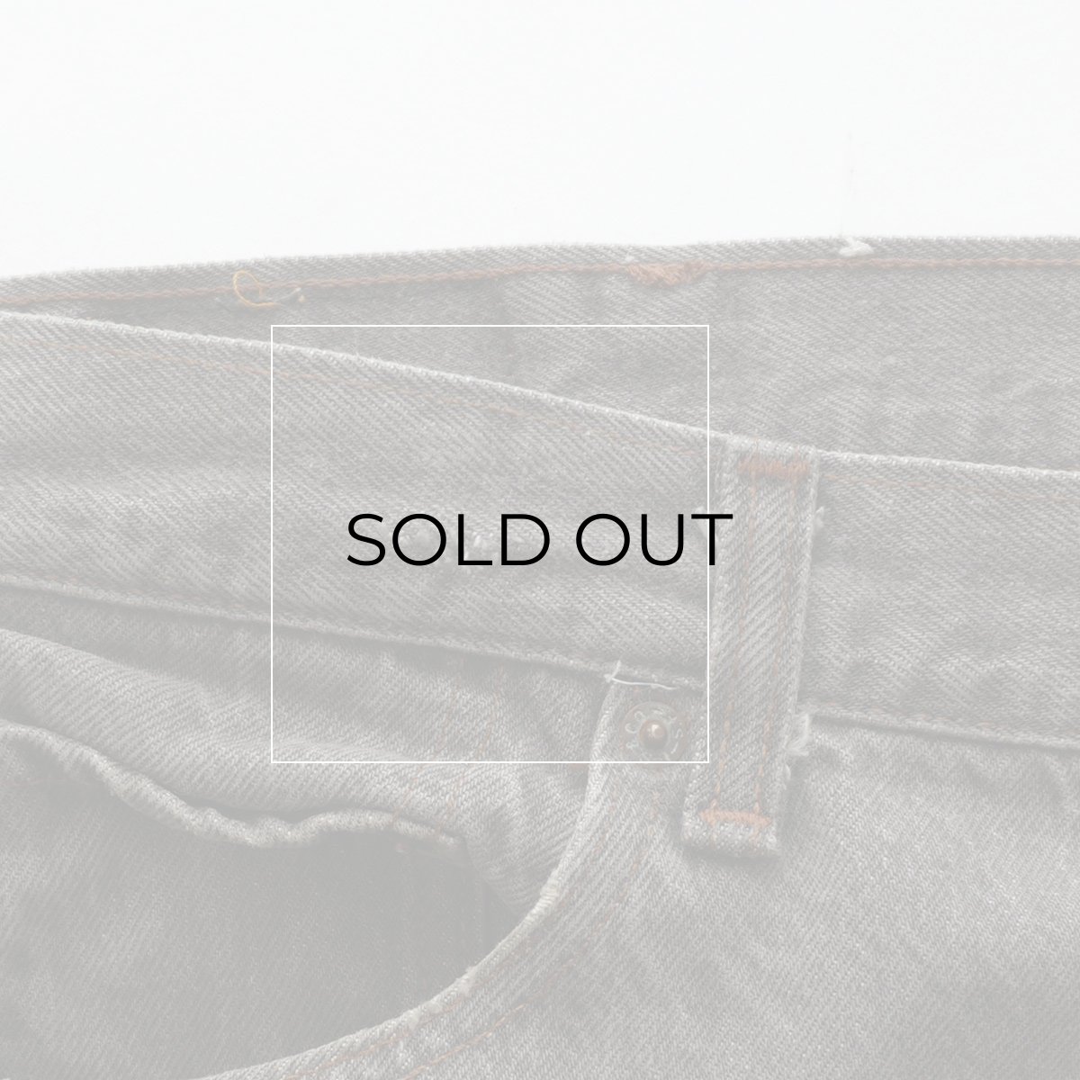 画像10: LEVI'S 501 BLACK DENIM PANTS "made in USA" 【W38 x L32 程度】 (10)