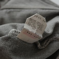 画像7: LEVI'S 501 BLACK DENIM PANTS "made in USA" 【W38 x L32 程度】 (7)