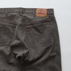 画像4: LEVI'S 501 BLACK DENIM PANTS "made in USA" 【W38 x L32 程度】 (4)