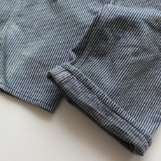 画像14: 〜70's MONTGOMERY WARD COTTON HICKORY STRIPE OVERALL "PAINT STAINS" (14)