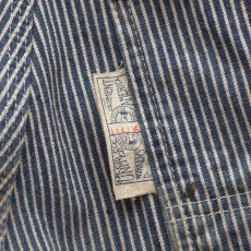 画像13: 〜70's MONTGOMERY WARD COTTON HICKORY STRIPE OVERALL "PAINT STAINS" (13)