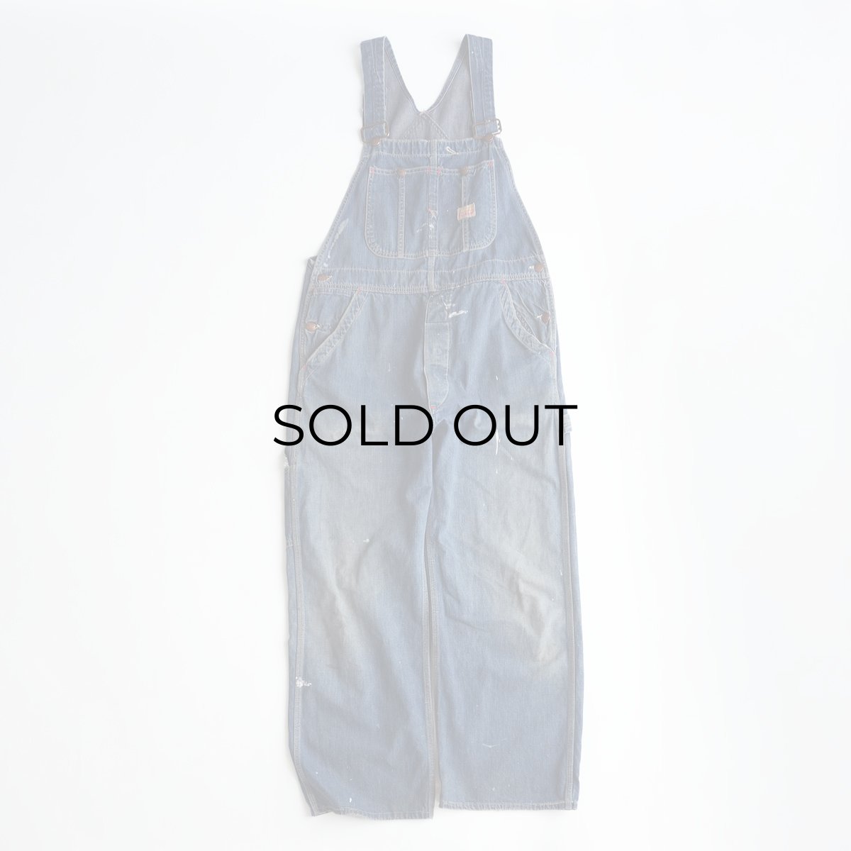 画像1: 〜60's PAY DAY COTTON DENIM OVERALL (1)