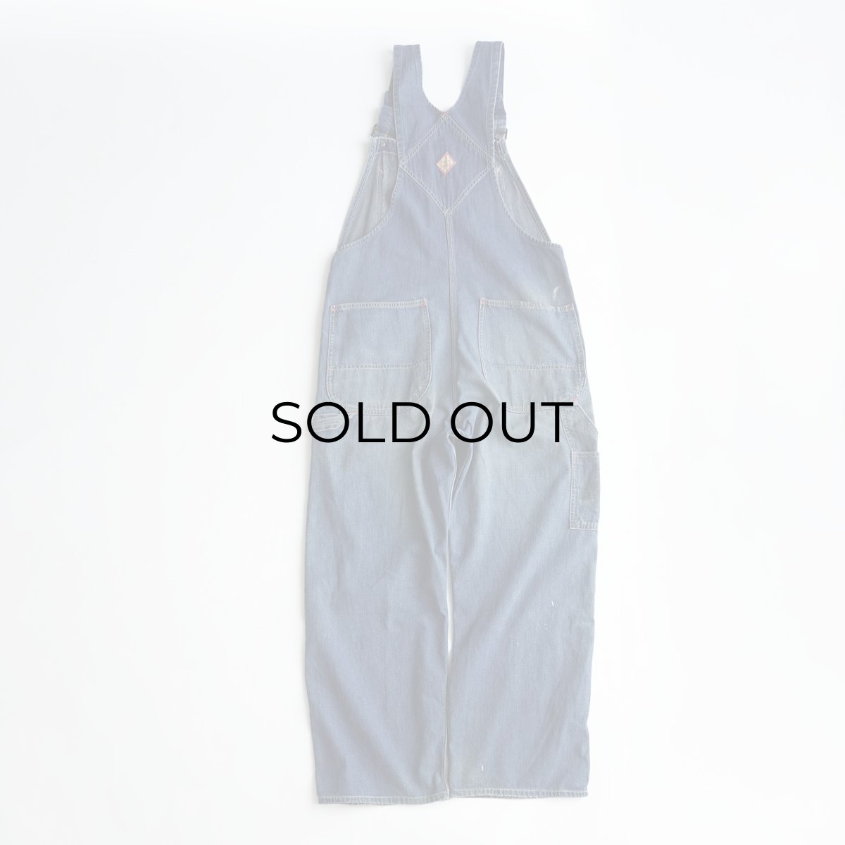 画像2: 〜60's PAY DAY COTTON DENIM OVERALL (2)