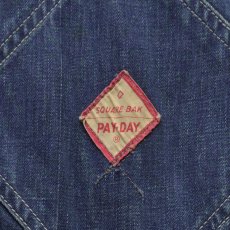 画像9: 〜60's PAY DAY COTTON DENIM OVERALL (9)