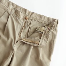 画像3: SAVANE COTTON TWILL TUCK PANTS【W32 x L29 程度】 (3)