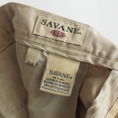 画像6: SAVANE COTTON TWILL TUCK PANTS【W32 x L29 程度】 (6)