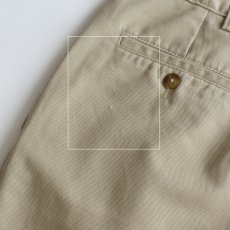 画像8: SAVANE COTTON TWILL TUCK PANTS【W32 x L29 程度】 (8)
