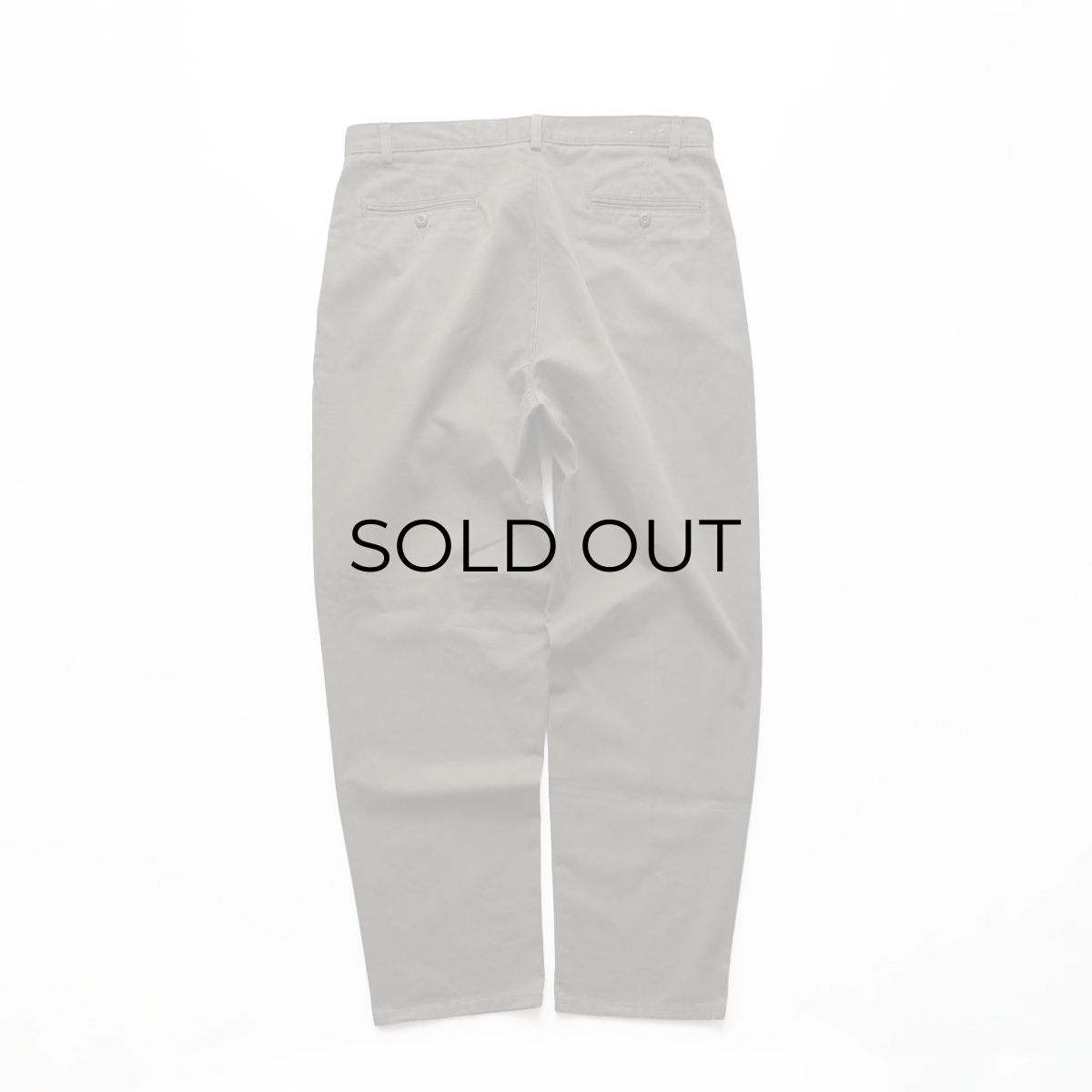 画像3: 〜00's Eddie Bauer COTTON TWILL TUCK PANTS【W37 x L32 程度】 (3)