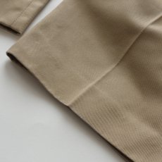 画像8: 〜90's LANDS' END COTTON POLYESTER TWILL NO TUCK PANTS "MADE IN USA"【W34 x L28.5 程度】 (8)