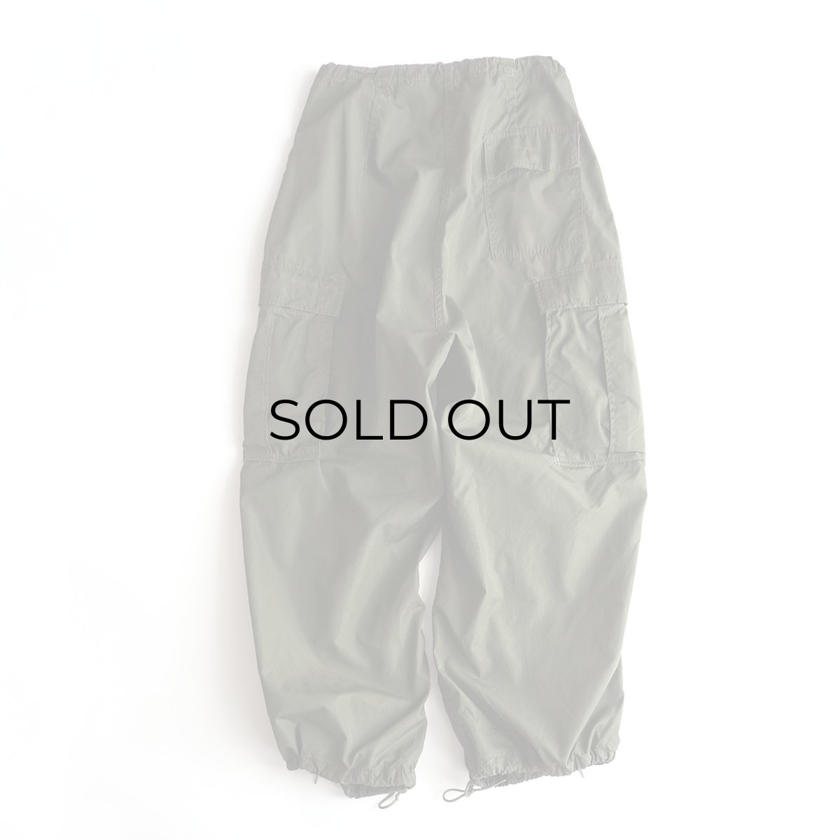 画像2: 50's US ARMY M-51 NYLON POPLIN ARCTIC TROUSER-SHELL OVER PANTS【SMALL-SHORT? 程度】 (2)