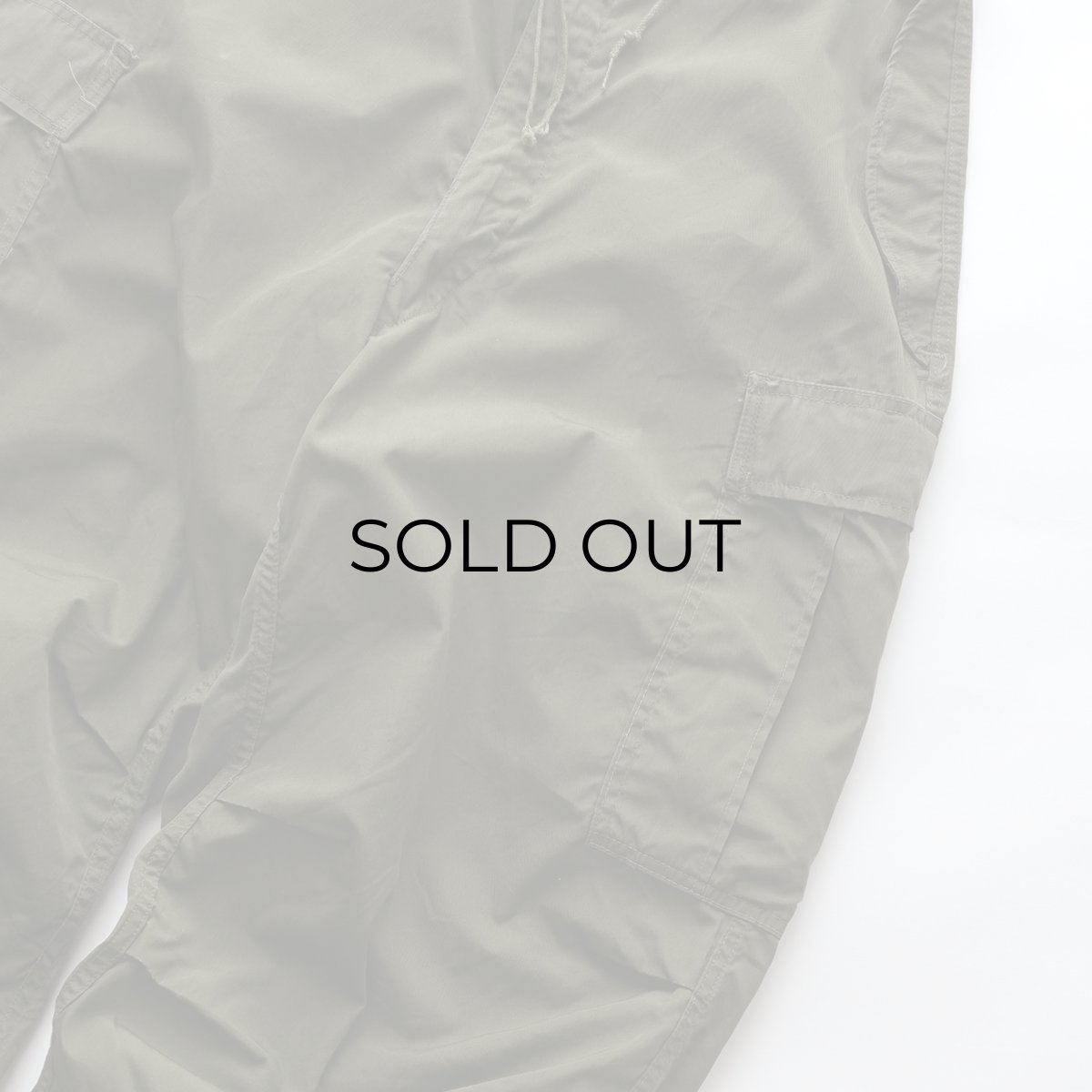 画像5: 50's US ARMY M-51 NYLON POPLIN ARCTIC TROUSER-SHELL OVER PANTS【SMALL-SHORT? 程度】 (5)
