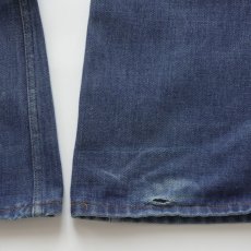 画像10: 70's JC Penney "PLAIN POCKETS" COTTON POLYESTER DENIM FLAIR PANTS【W33 x L28.5 程度】 (10)