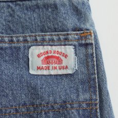 画像9: ROUND HOUSE COTTON DENIM PAINTER PANTS "MADE IN USA" 【SIZE : W32 x L32 程度】 (9)