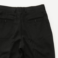 画像7: claiborne BLACK RAYON HERRINGBONE TWILL TUCK SLACKS【W33 x L29 程度】 (7)