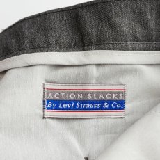 画像7: LEVI'S "ACTION SLACKS" POLYESTER SLACKS 【SIZE : W36 x L29 程度】 (7)