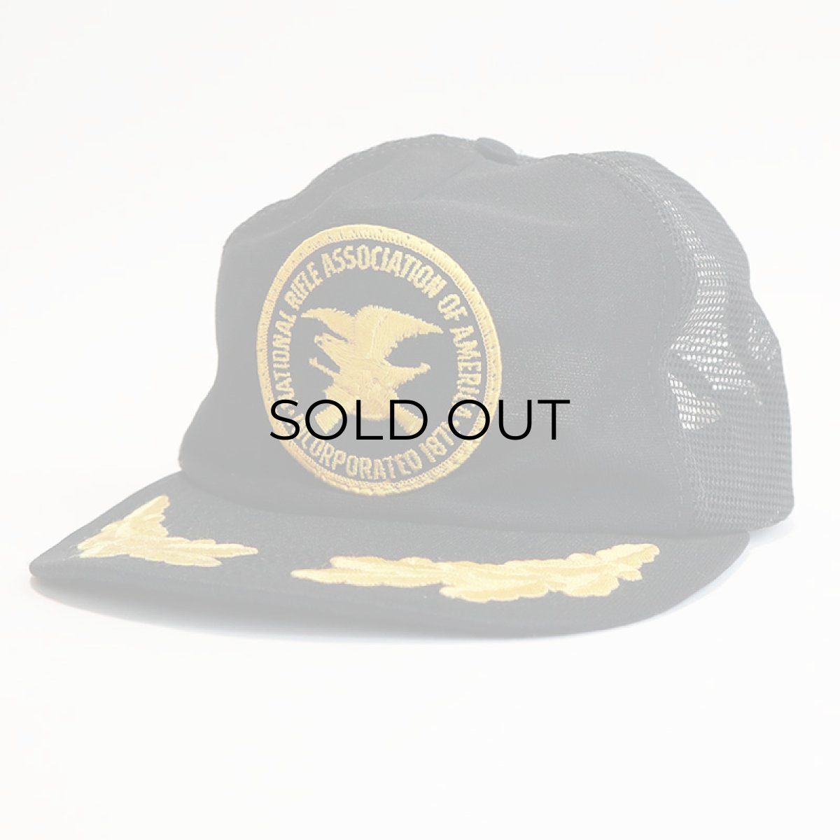 画像2: 80's UNKNOWN BRAND MESH CAP "NATIONAL RIFLE ASSOCIATION" (2)
