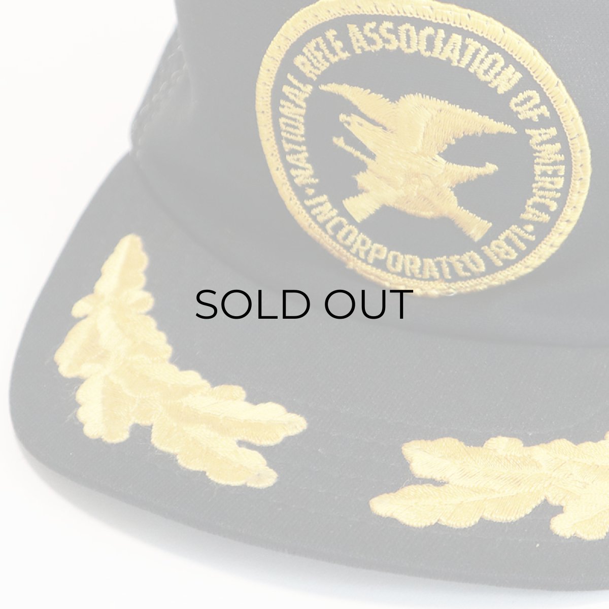 画像7: 80's UNKNOWN BRAND MESH CAP "NATIONAL RIFLE ASSOCIATION" (7)
