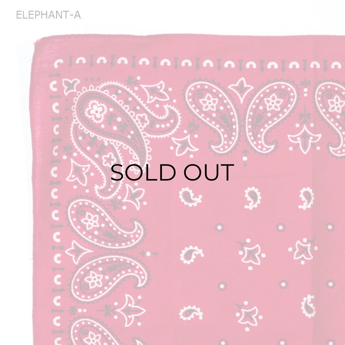 画像4: VINTAGE ELEPHANT BRAND COTTON BANDANA (4)