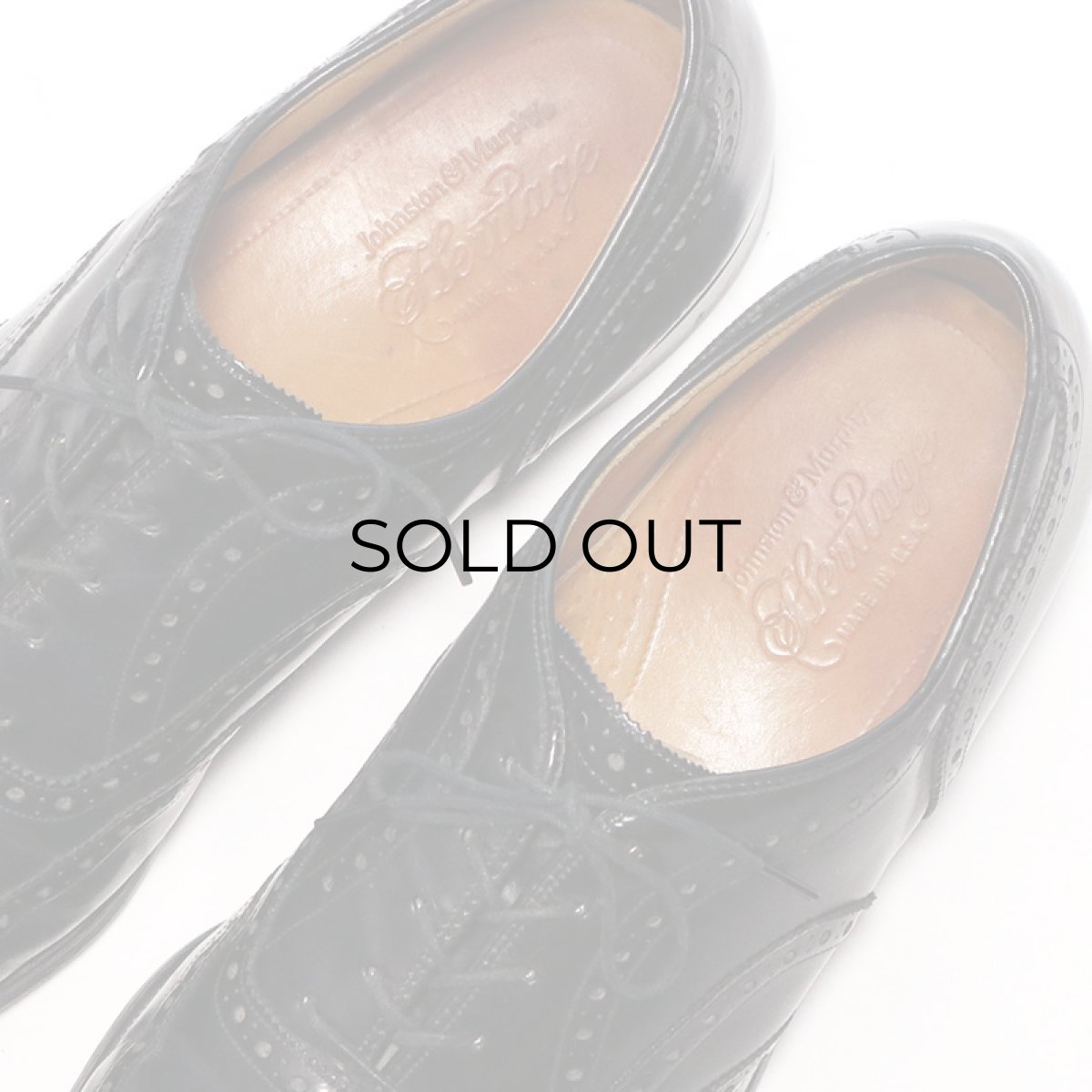 画像7: JOHNSTON & MURPHY "Heritage" LEATHER WING TIP SHOES 【size : 10 D】 (7)