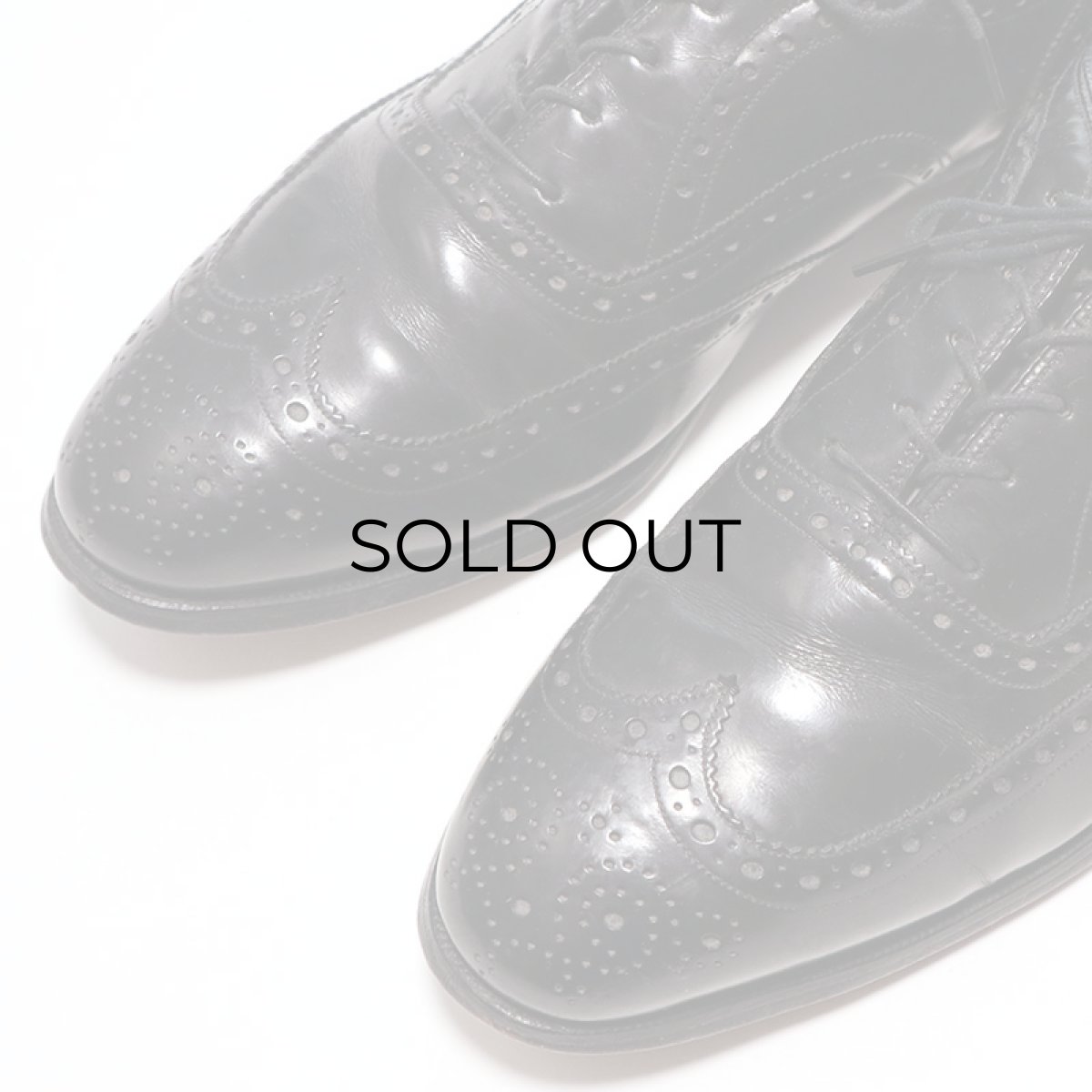 画像6: JOHNSTON & MURPHY "Heritage" LEATHER WING TIP SHOES 【size : 10 D】 (6)