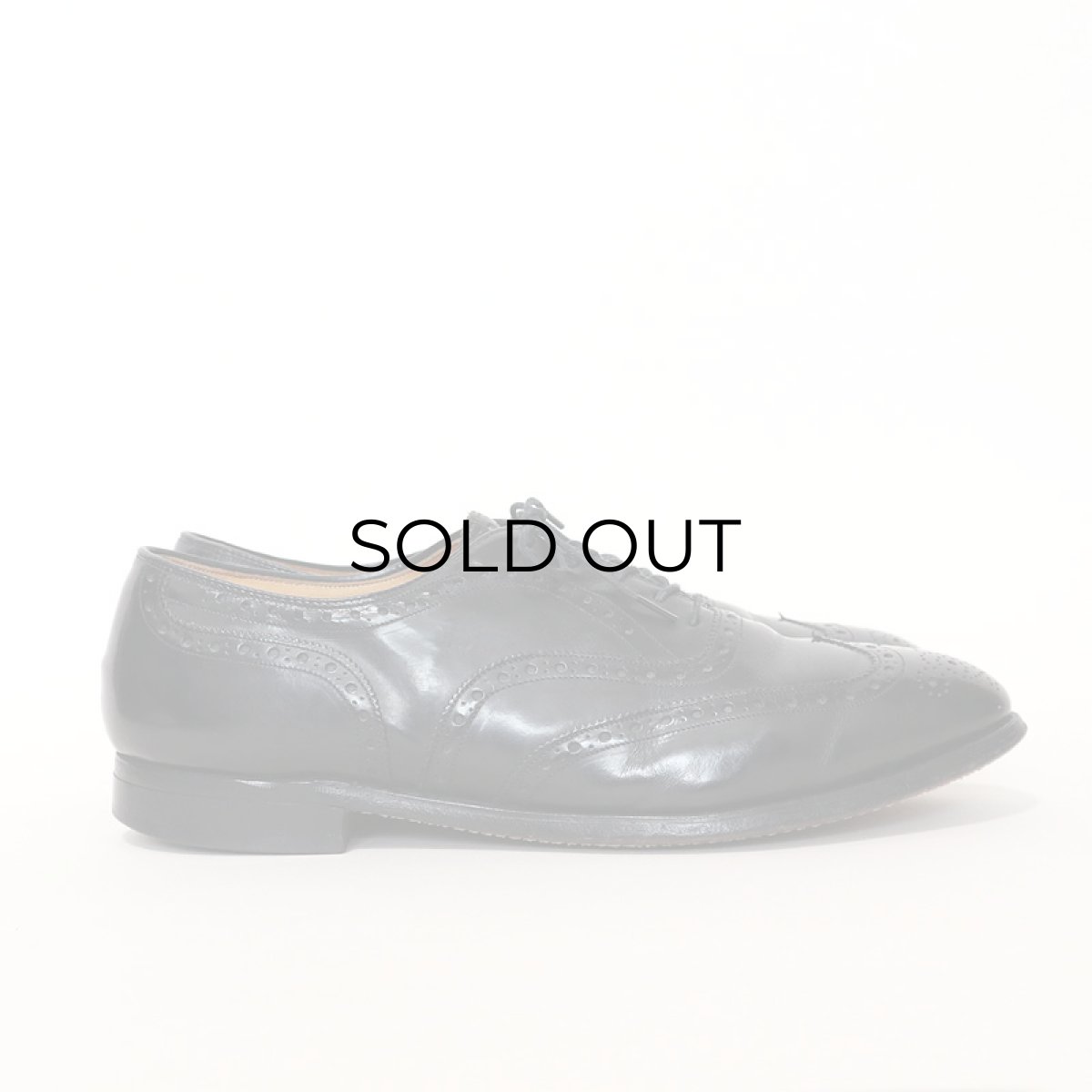 画像4: JOHNSTON & MURPHY "Heritage" LEATHER WING TIP SHOES 【size : 10 D】 (4)