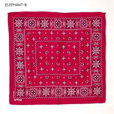 画像5: VINTAGE ELEPHANT BRAND COTTON BANDANA (5)