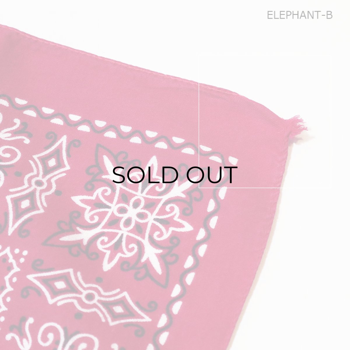 画像7: VINTAGE ELEPHANT BRAND COTTON BANDANA (7)