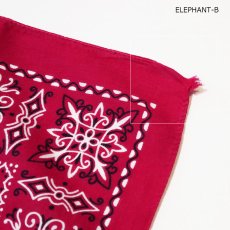 画像7: VINTAGE ELEPHANT BRAND COTTON BANDANA (7)