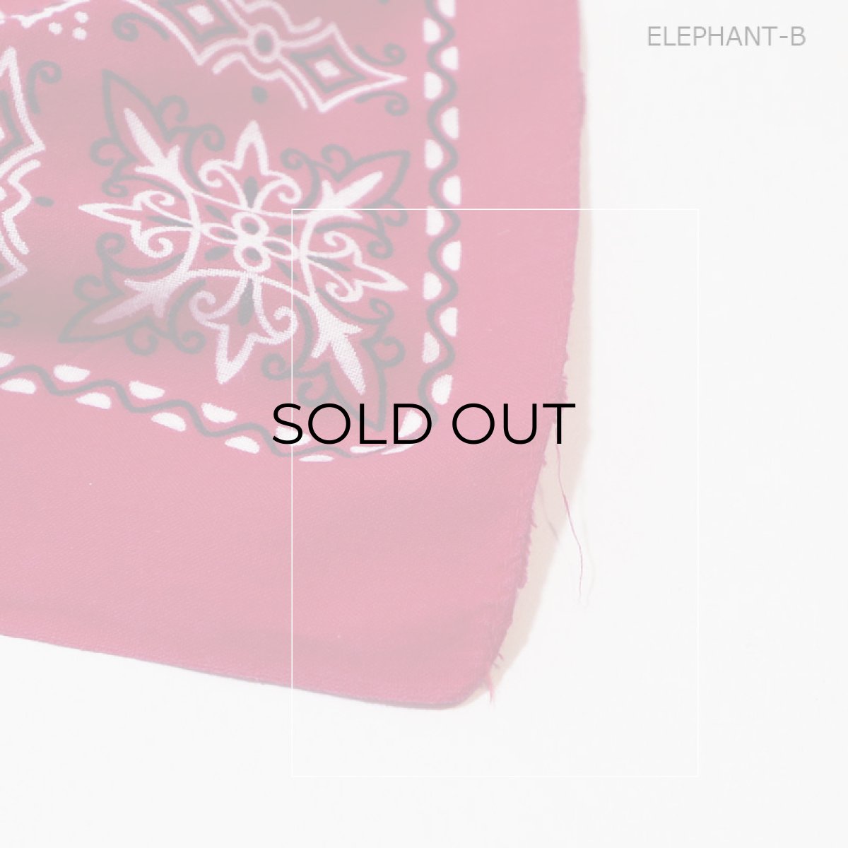 画像8: VINTAGE ELEPHANT BRAND COTTON BANDANA (8)