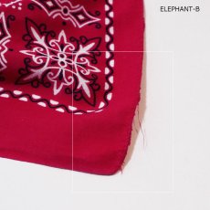 画像8: VINTAGE ELEPHANT BRAND COTTON BANDANA (8)