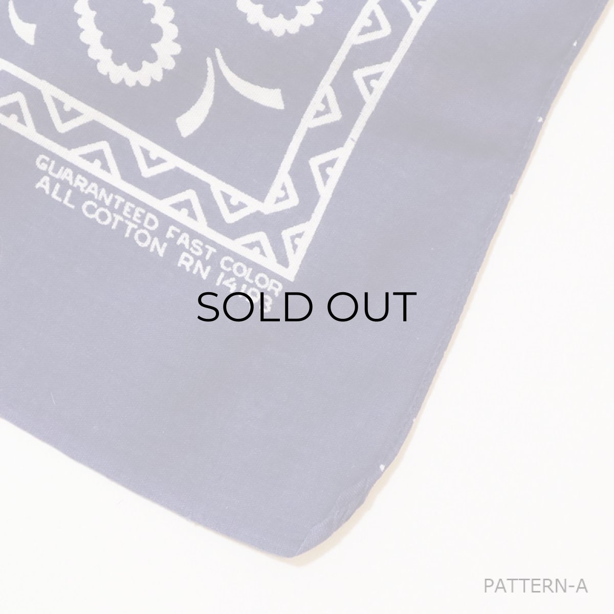 画像3: VINTAGE COTTON BANDANA (3)