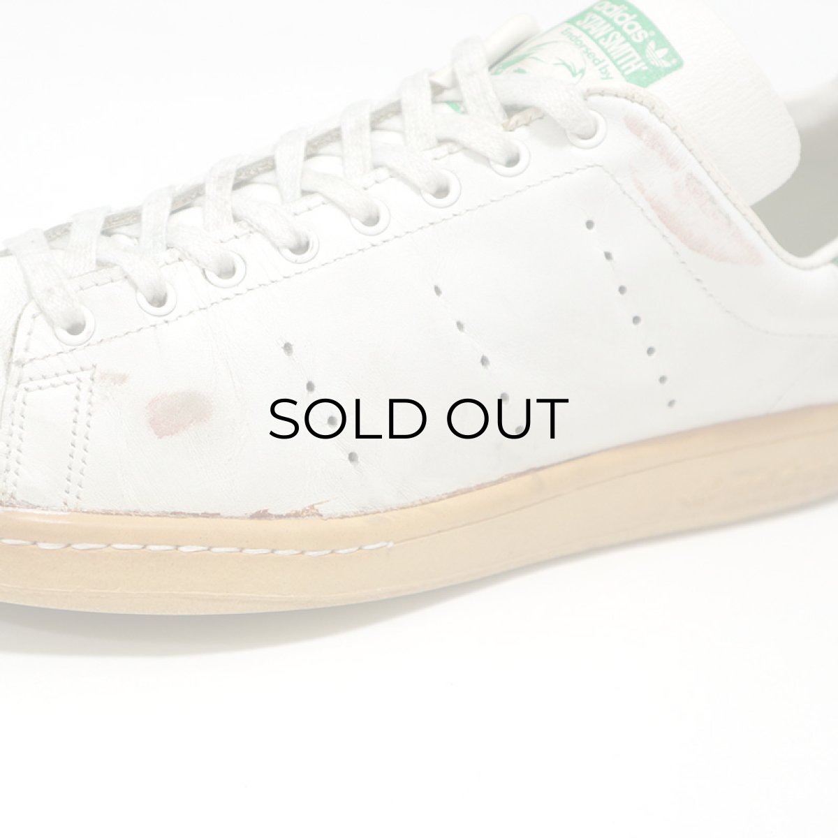 画像7: 〜80's adidas "STAN SMITH" LEATHER SHOES "made in France" 【size : 11 1/2】 (7)