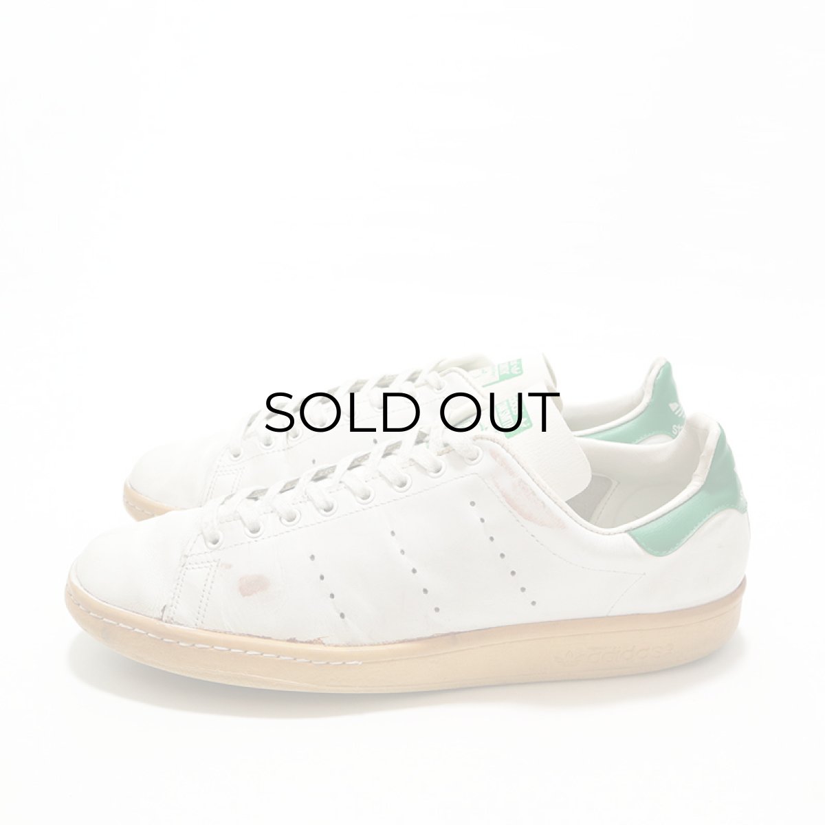 画像2: 〜80's adidas "STAN SMITH" LEATHER SHOES "made in France" 【size : 11 1/2】 (2)