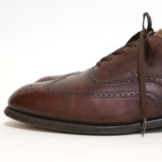 画像5: OLD JOHNSTON & MURPHY "ARISTOCRAFT" LEATHER WING TIP DRESS SHOES【size : 8 1/2 〜 9 程度】 (5)