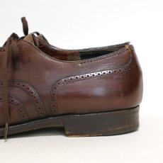 画像7: OLD JOHNSTON & MURPHY "ARISTOCRAFT" LEATHER WING TIP DRESS SHOES【size : 8 1/2 〜 9 程度】 (7)
