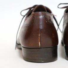 画像8: OLD JOHNSTON & MURPHY "ARISTOCRAFT" LEATHER WING TIP DRESS SHOES【size : 8 1/2 〜 9 程度】 (8)