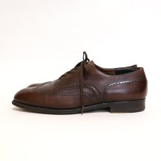 画像2: OLD JOHNSTON & MURPHY "ARISTOCRAFT" LEATHER WING TIP DRESS SHOES【size : 8 1/2 〜 9 程度】 (2)