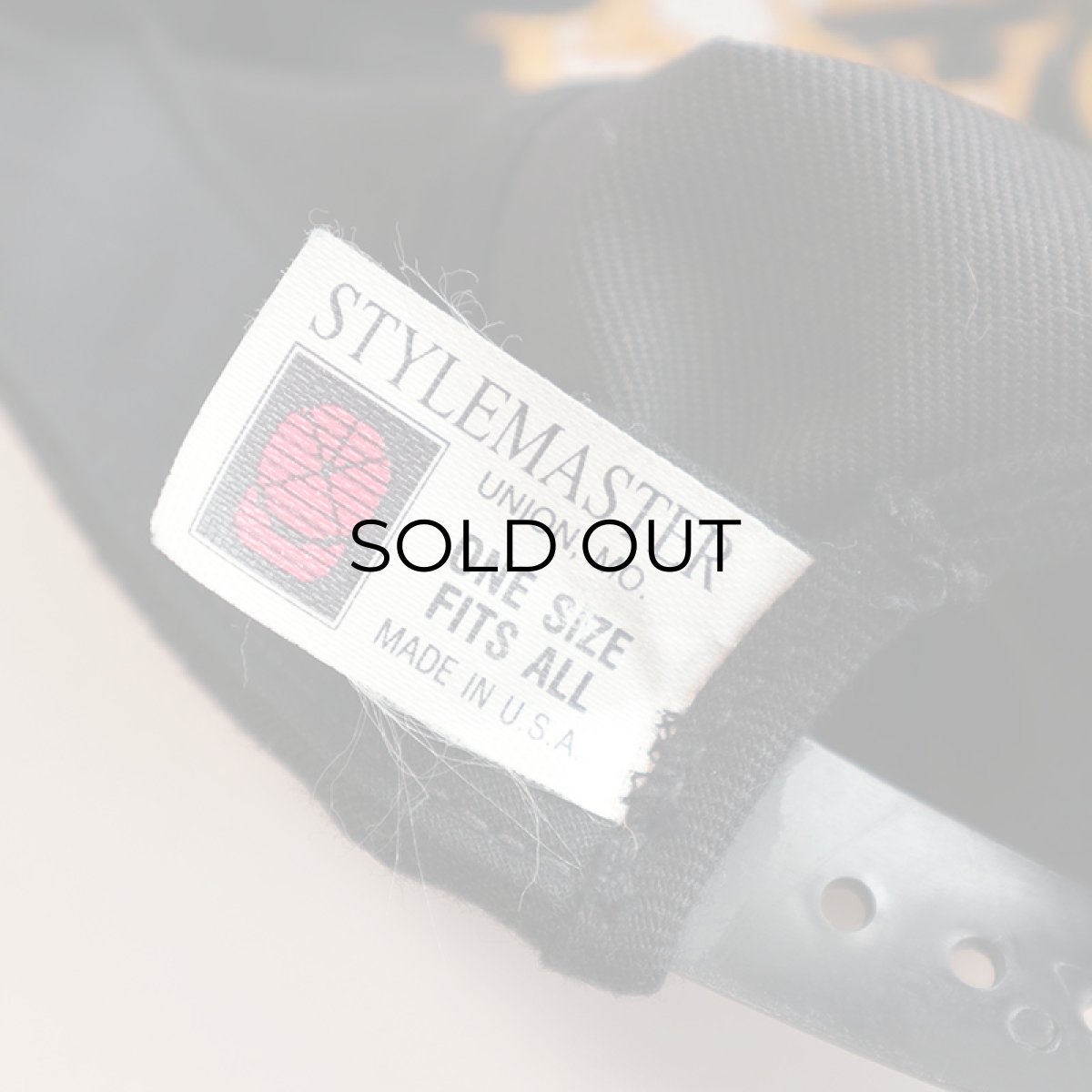 画像8: 〜90's STYLEMASTER 6-PANEL BASEBALL CAP "BLACK VELVET" (8)