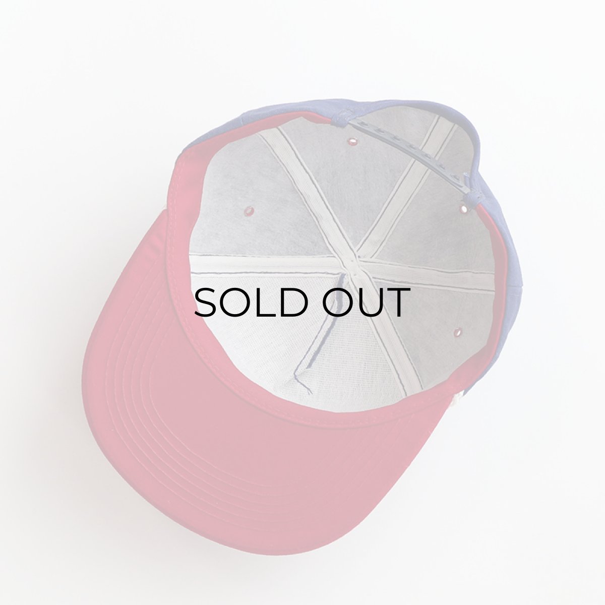 画像4: 80's UNKNOWN BRAND 2-TONE TRUCKER CAP with WAPPEN "WESTERN FARM SERVICE" "MADE IN USA" (4)