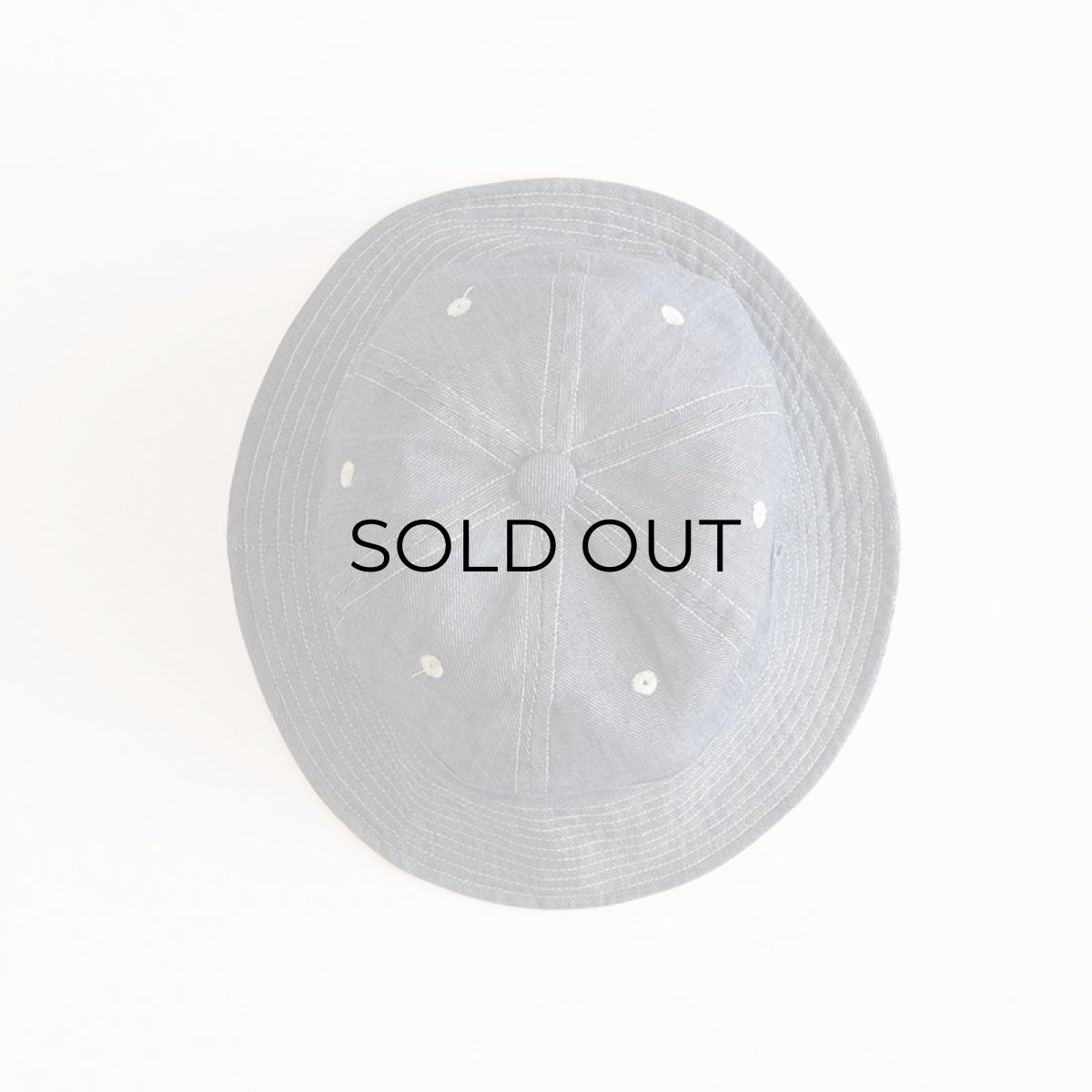 画像3: OLD UNKNOWN BRAND COTTON DENIM METRO HAT (3)