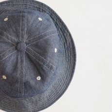 画像1: OLD UNKNOWN BRAND COTTON DENIM METRO HAT (1)