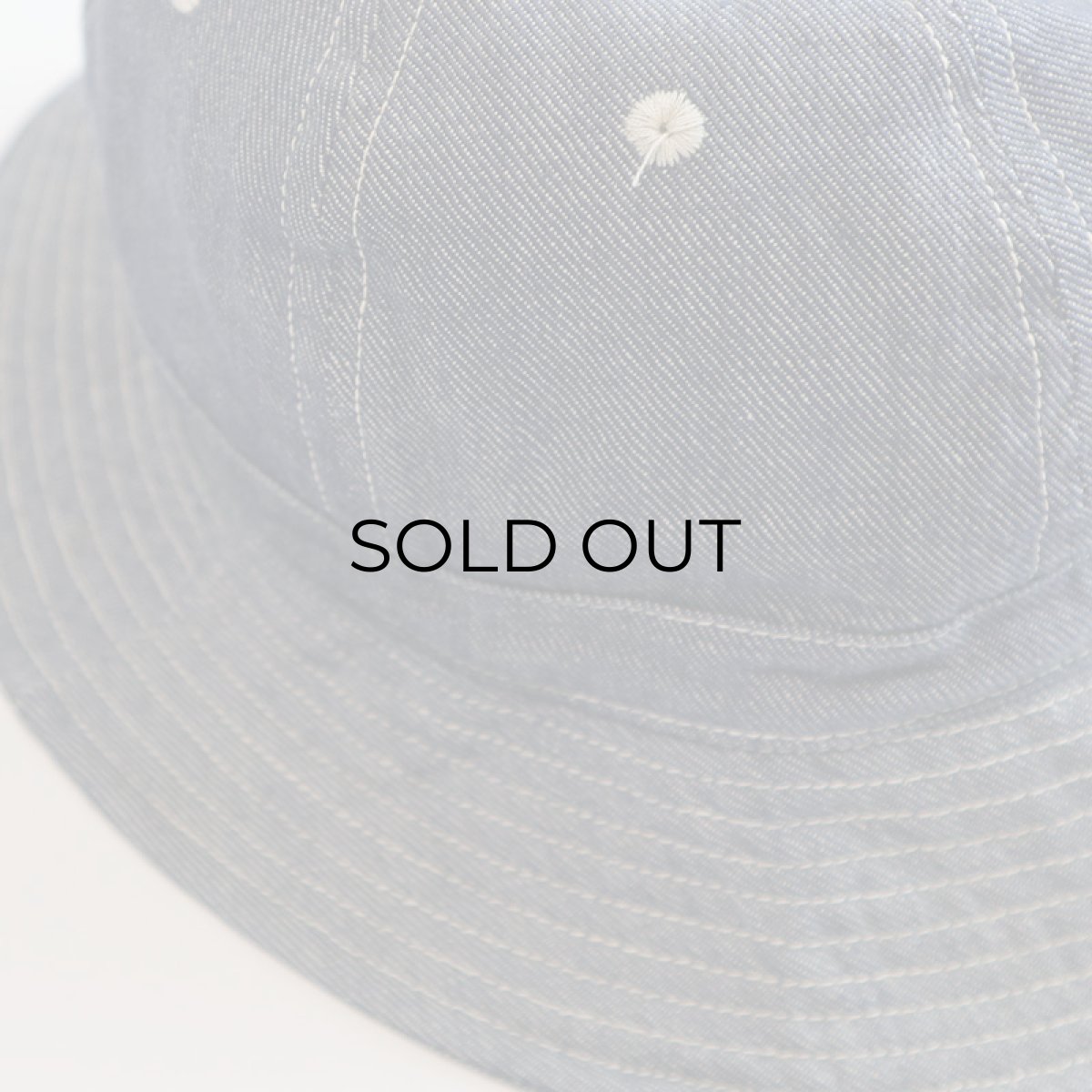 画像5: OLD UNKNOWN BRAND COTTON DENIM METRO HAT (5)